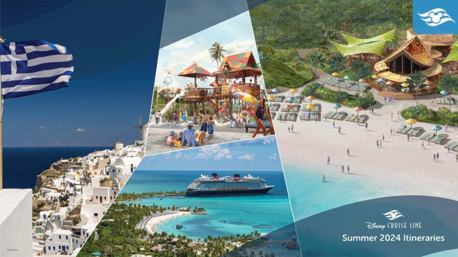 Disney Cruise Line Summer 2024 itineraries