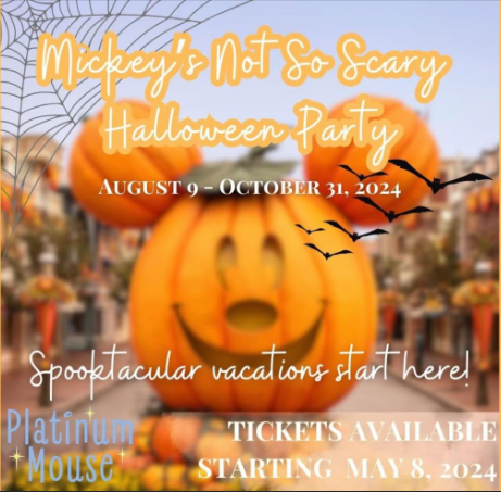 Mickey's Not-So-Scary Halloween Party 2024 tickets